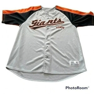 San Francisco Giants MLB SF Giants Baseball Jersey Dynasty Men’s XL orange black